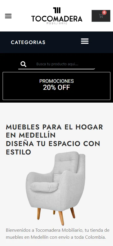 Captura real móvil de Tocomadera